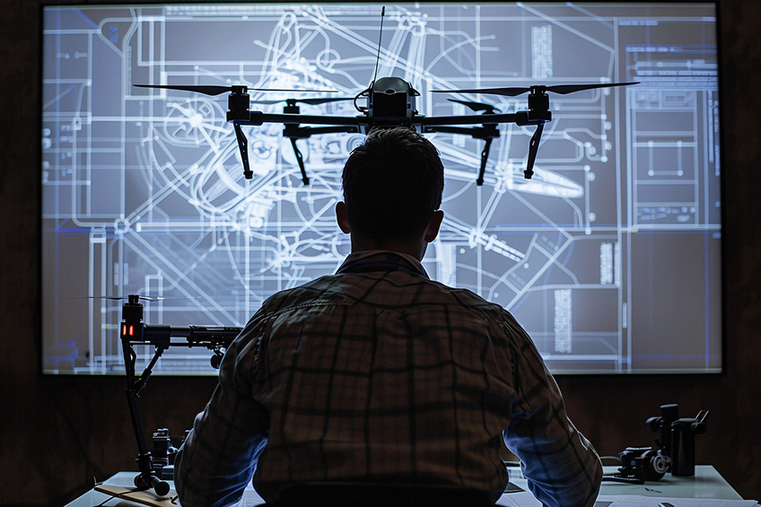 Drone-Defence Drone simulation