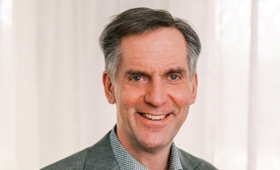 Photo of Magnus Alinder from Bosch R&D Center in Lund, presenting at an event at Ideon Science Park