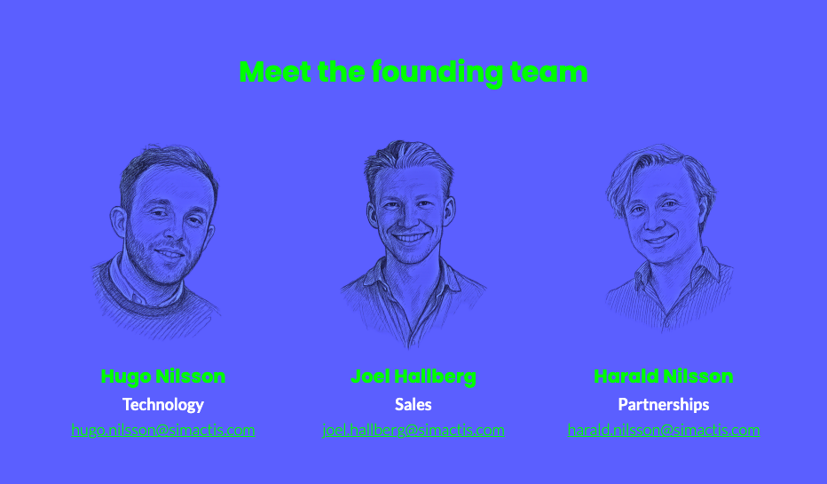 Simactis founding team