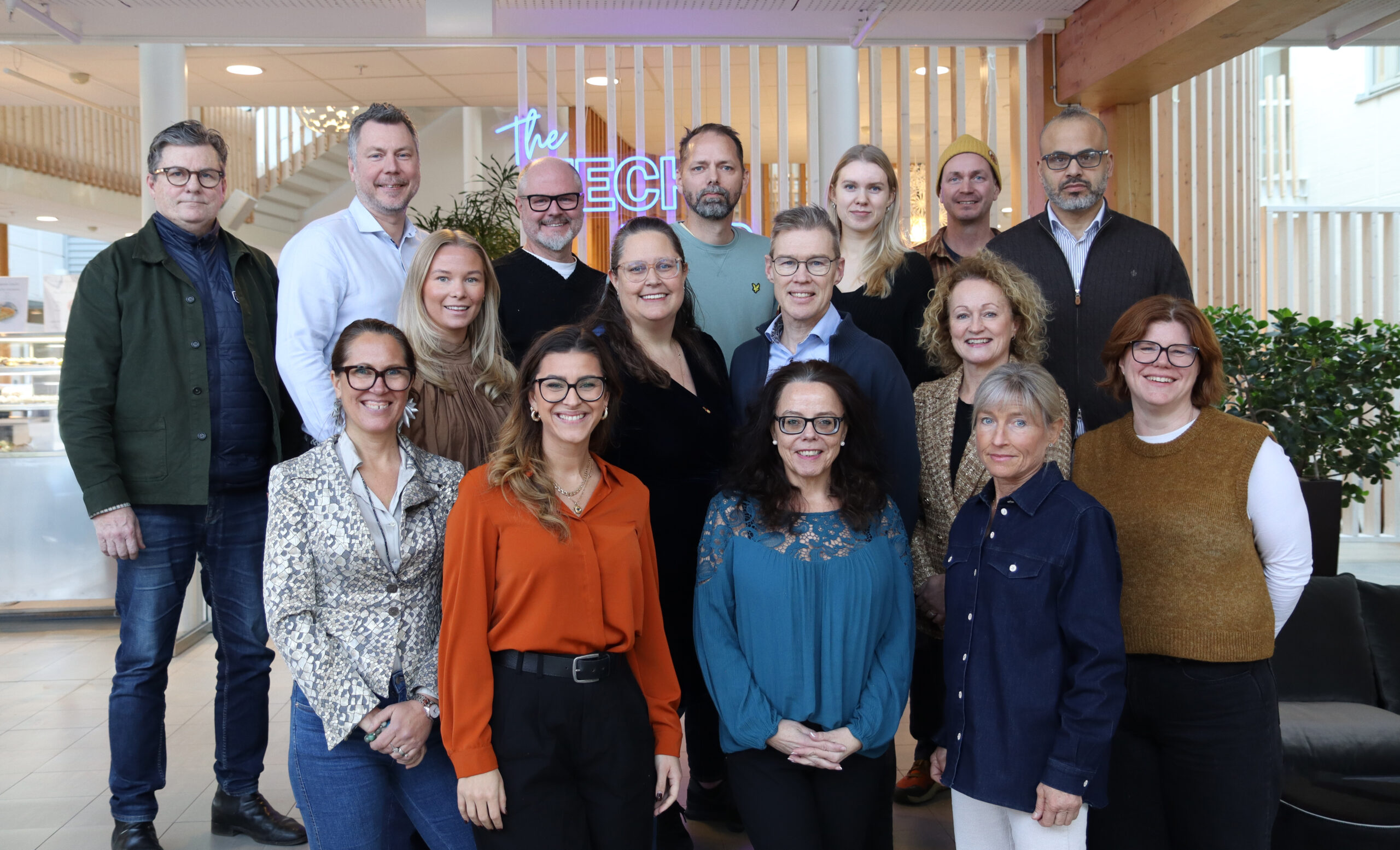 Group photo of the Ideon team 